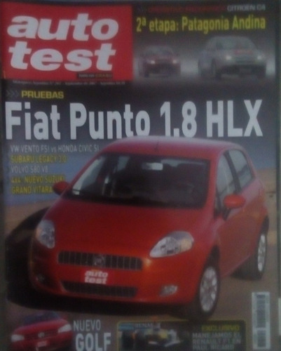 Auto Test 203 Pruebas Fiat Punto 1.8 Hlx.nuevo Golf