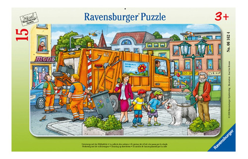 Puzzle Enmarcado - Limpiando La Ciudad Ravensburger