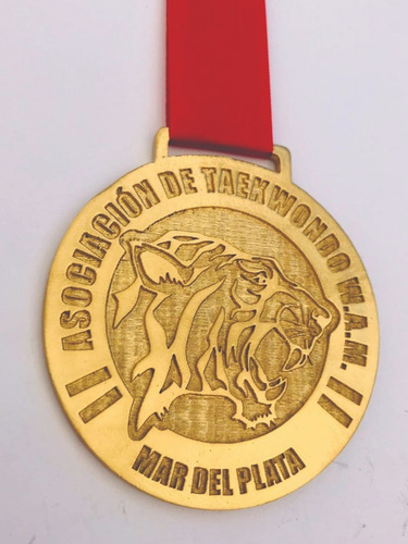 Medalla Taekwondo Personalizada (50mm)