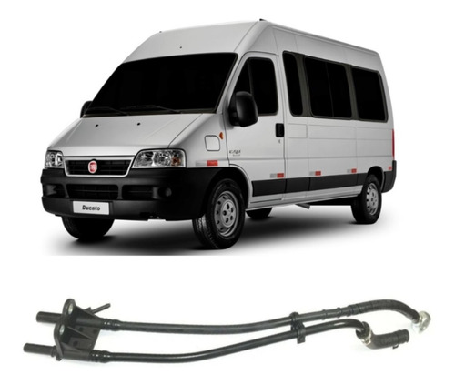 Mangueira Tubo Duplo De Combustível Fiat Ducato 2.3