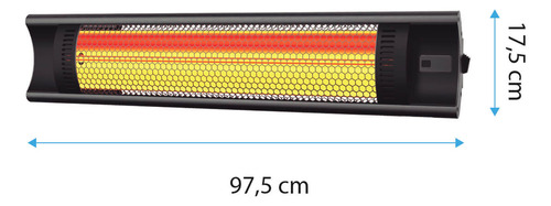 Calefactor De Terraza Primasun 2000w Primaterm