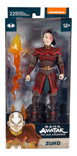 Mcfarlane Avatar The Last Airbender Figura Zuko Caja Dañada