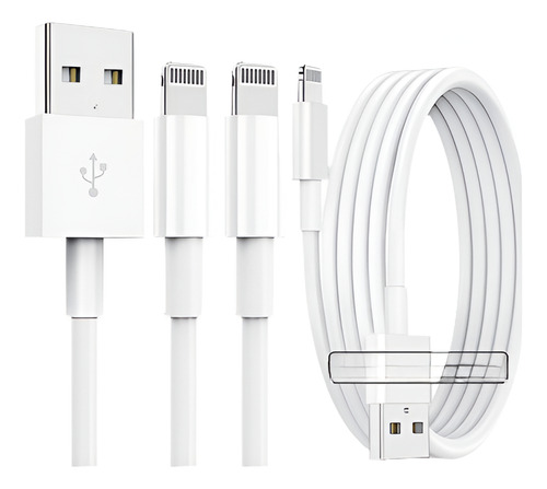 Cable Para iPhone, Quntis 3pack 6ft 8 Pines Cordón Para Ipho