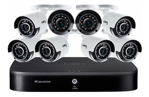 Sistema Seguridad 4k Ultra Hd 16 Canal Dvr 2 Tb Ocho Voz