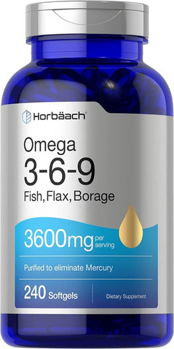 Omega 3-6-9 - 240 Caps 80 Serv - U - Unidad a $1300