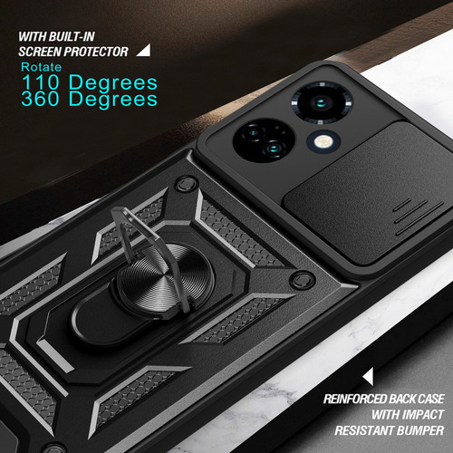 Capa De Celular Com Lente Protetora Para Tecno Camon 19/c