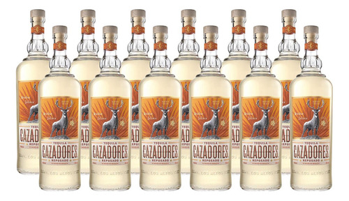 Caja De 12 Tequila Cazadores Reposado 950 Ml