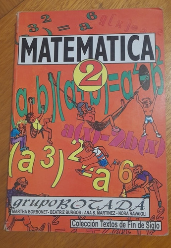 Libro De Matemática. 8vo Año. (2do Liceo) Botada. (Usado)