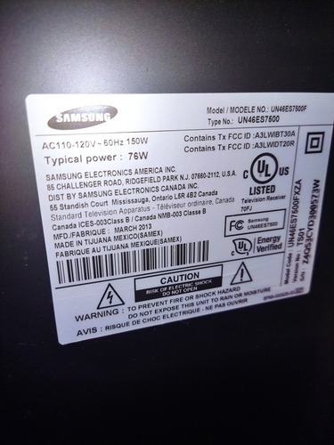 Imagen 4 de 4 de Tv Samsung 46 Pulgadas Smart Tv 3d
