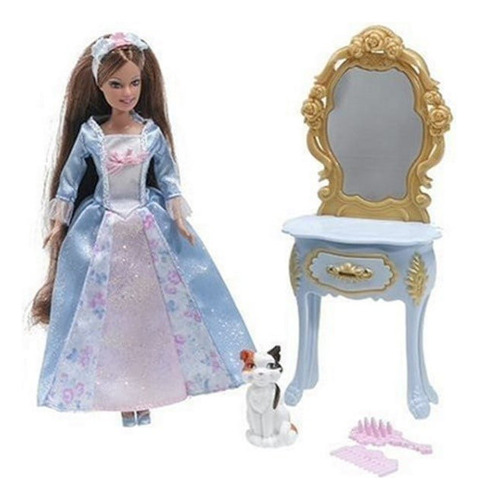  Barbie Set Carruaje Y Muñecas Mini Kingdom 
