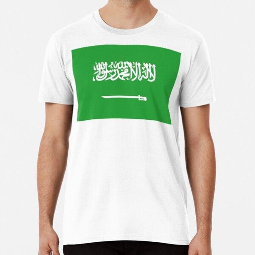 Remera Bandera Oficial De Arabia Saudita Orgullo De País De 