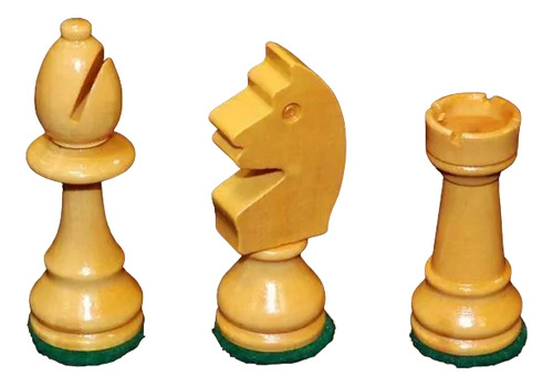 Ajedrez Piezas De Madera Jaque Mate 7