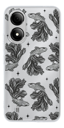 Funda Para Zte Pez Beta Patrón Antigolpes Case Anticaidas