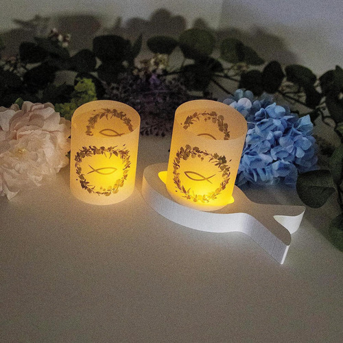 8 Fundas Para Velas De Té Con Manga A Prueba De Estilo A