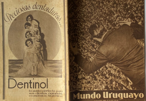 Mundo Uruguayo N° 797 Literatura Electoral Progapaganda 1934