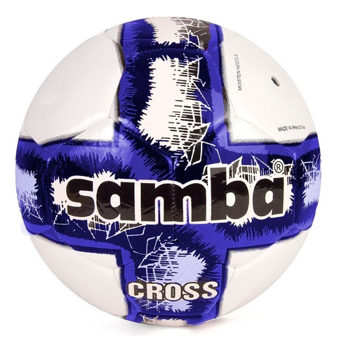 Pelota Samba Cross N°5 Azul Negro Color Azul/negro