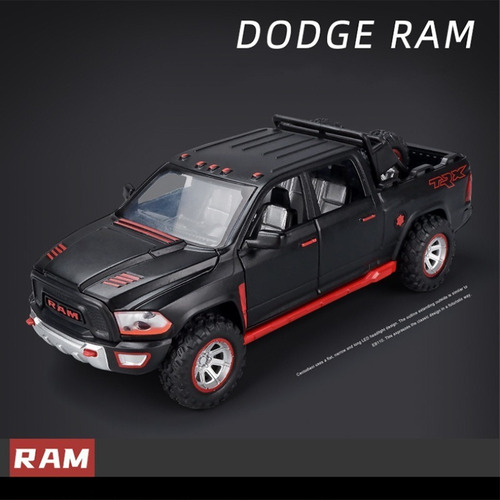 Nuevo Dodge Ram Trx Miniatura De Metal Autos 1:32