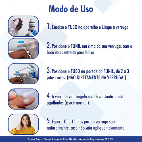 Dermafreeze Mini Criocirurgia Eficiente E Portátil Verrugas