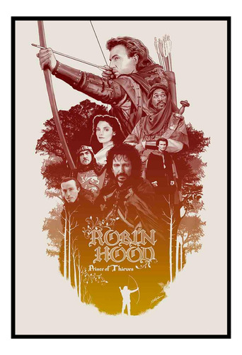 Cuadro Premium Poster 33x48cm Robin Hood