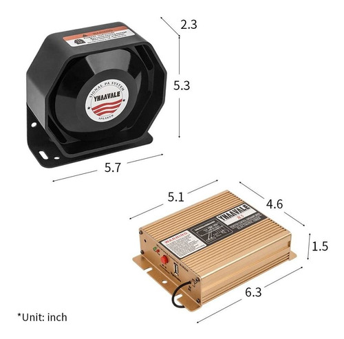 Yhanavale X5 Amplifíficador Política Siren  Metal Ultra Sli