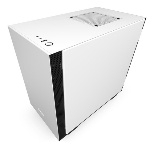 Imagen 1 de 7 de Gabinete Nzxt H210i White, Mini Itx