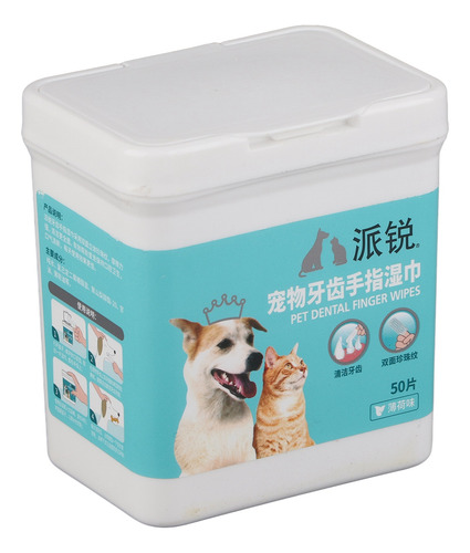 50 Piezas De Dientes De Perro Limpieza De Toallitas