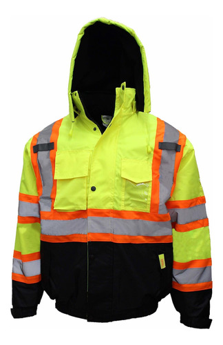 York Hi-viz Workwear Wjx7012 Chaqueta Seguridad Para 3