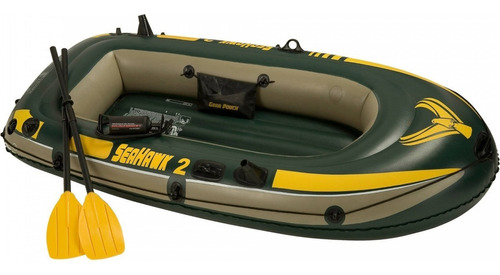 Bote Inflable Intex Gomon Seahawk Dos 2 Set De Vinilo 240 Kg