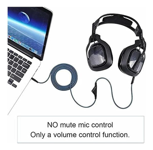 Cable De Reemplazo Earla Tec Para Astro A40 A10,20 M 65 De