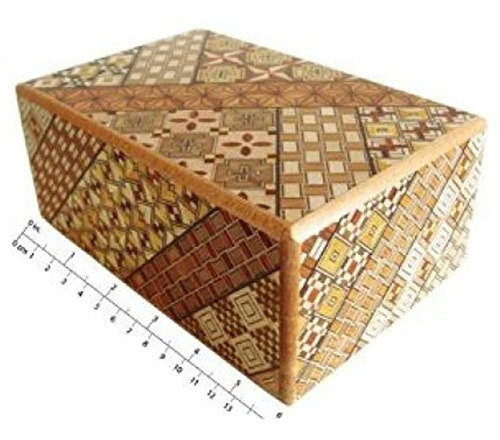Yosegi Japanese Puzzle Box 5 Sol 27 Pasos