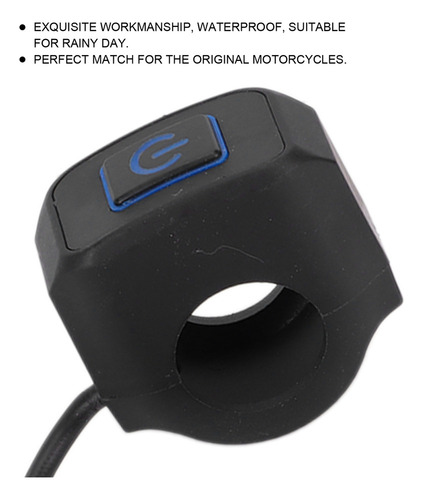 Botón De Control De Manillar De Motocicleta De 22 Mm A Prueb