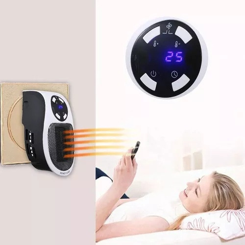 Mini Calentador Eléctrico Ajustable, Portátil, Ventilador De