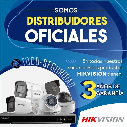 Imagen 7 de 9 de Kit Seguridad Hikvision Dvr 4ch Fullhd + 3 Camara 2mp +disco