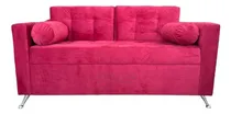 Comprar Sillon 2 Cuerpos Patas Metal Tapizado Premium Confortable