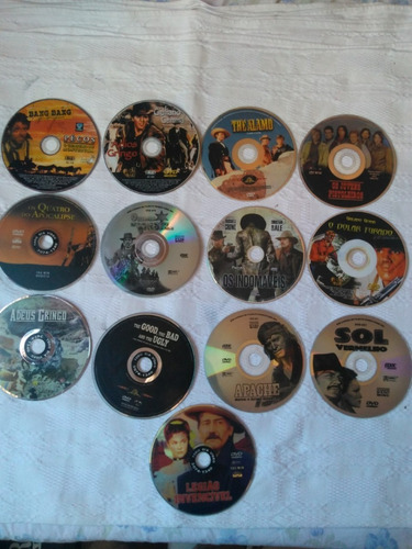 Coleção/lote 13 Dvds Faroeste/western - Originais (Usado)