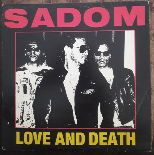 Lp Vinil (vg+) Sadom Love And Death Ed Br 1992 Kiosk Exc