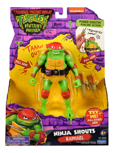 Tortugas Ninja Movie Lujo Rafael C/acc 15 Cm Int 83350