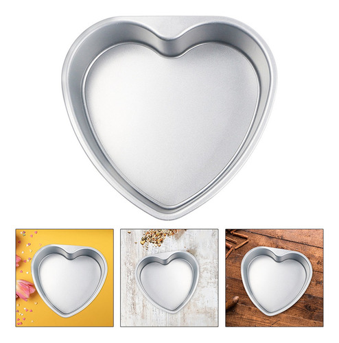 A Molde For Hornear De 15,24 Cm En Forma De Corazón, 17,8 Cm