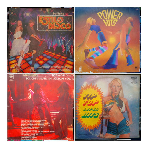 Lote N 2 De 10 Vinilos Lp Compilados Excelentes Boliche Estándar
