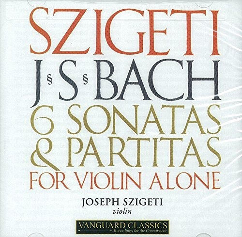 Bach / Szigeti 6 Sonatas & Partitas For Solo Violin Cd X 2