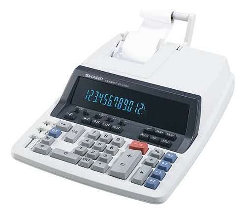 Calculadora Impresora De Cinta De 2 Colores Sharp Qs2760h