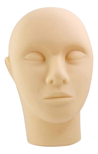 Cabeza De Maniquí De Pestañas Plana Para Práctica De