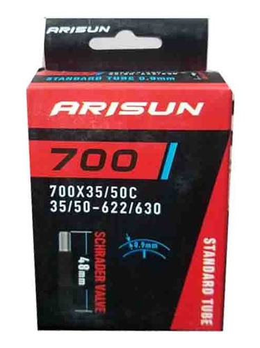 Camara Arisun 700x 35/50c Valvula Gruesa 48l.alta Calidad.