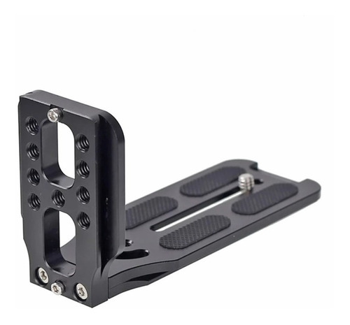 Placa De Tripé Para Câmera Vertical Suporte Liga De Alumínio