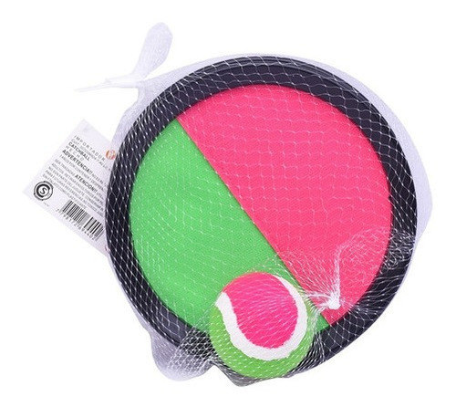 Imagen 7 de 10 de Juego De Playa Lanza Y Atrapa Con Abrojo Catch Ball