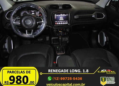 Imagem 10 de 15 de Jeep Renegade Longitude 1.8 Flex Automatico