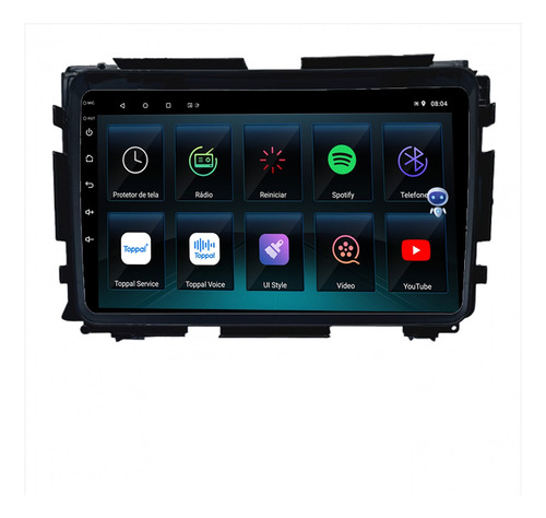 Multimidia Hrv 16/21 9p Qled Android Carplay 2gb 32gb