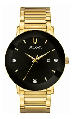 Reloj Bulova Diamantes Para Caballero 97d116