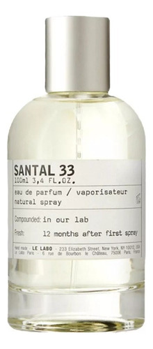 1pcs De Perfume Santal 33 Hombre Y Mujer Le Labo Nicho