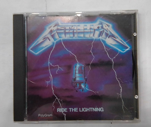 Metallica. Ride The Lightning. Cd Org Usado. Qqk.